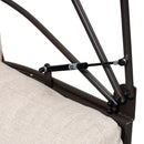 Deko Living Outdoor Rocking Patio Egg Chair with Biege Upholstery (COP20210BWN)