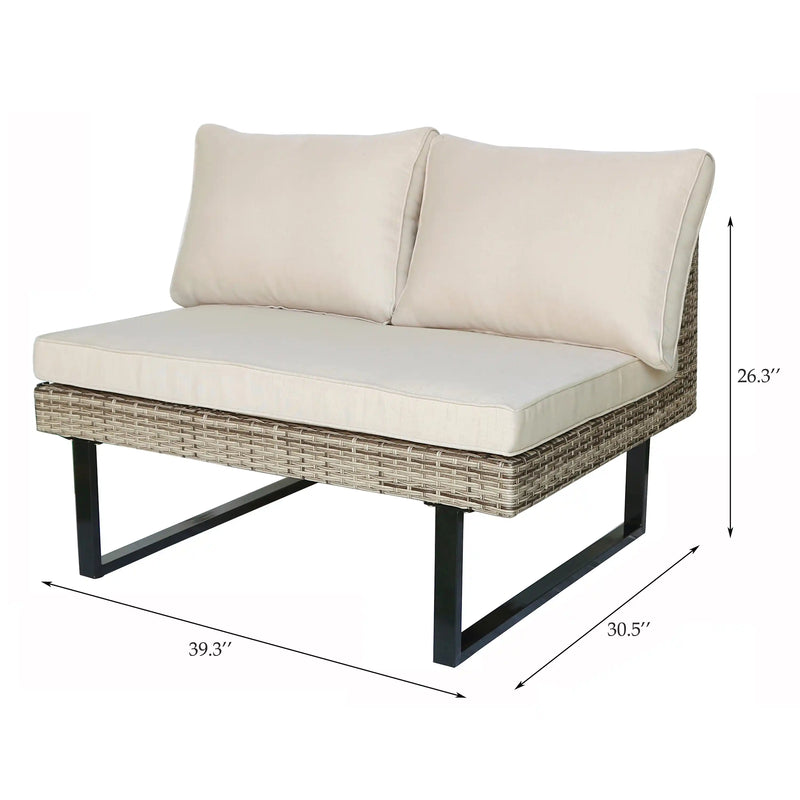 Deko Living Outdoor Corner Patio Sectional & Tables (COP30008)