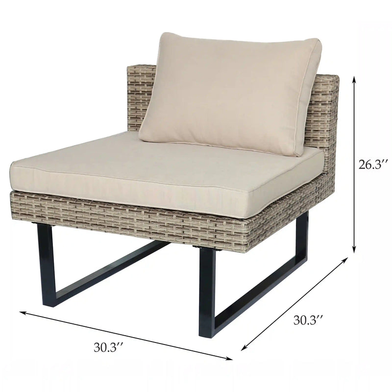 Deko Living Outdoor Corner Patio Sectional & Tables (COP30008)