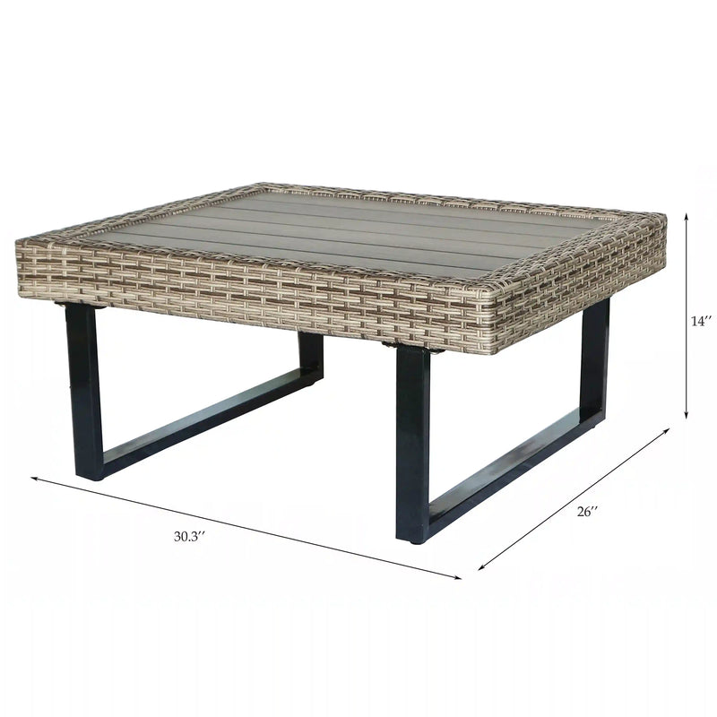 Deko Living Outdoor Corner Patio Sectional & Tables (COP30008)