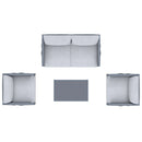 Deko Living 4 Piece Seating Outdoor Gray Sofa and Table Set (COP30014)