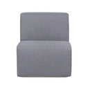 Deko Living Gray Outdoor Compression Foam Armless Sofa Chair (COP30017ACH)