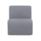 Deko Living Gray Outdoor Compression Foam Armless Sofa Chair (COP30017ACH)