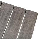 Deko Living 4 Piece Seating  Gray Outdoor Compression Foam Sofa and Table Set (COP30017)