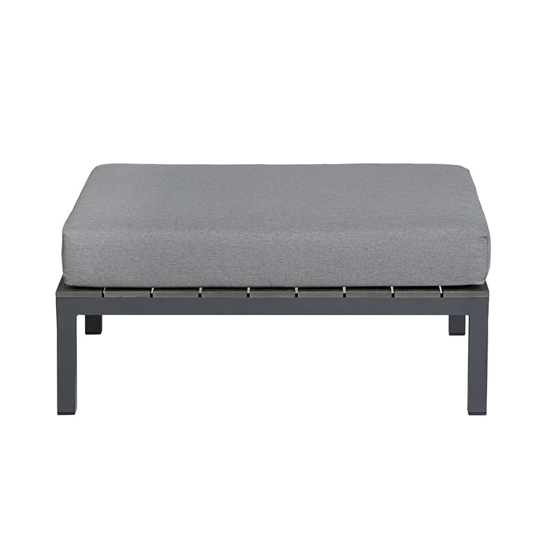 Deko Living 4 Piece Seating  Gray Outdoor Compression Foam Sofa and Table Set (COP30017)