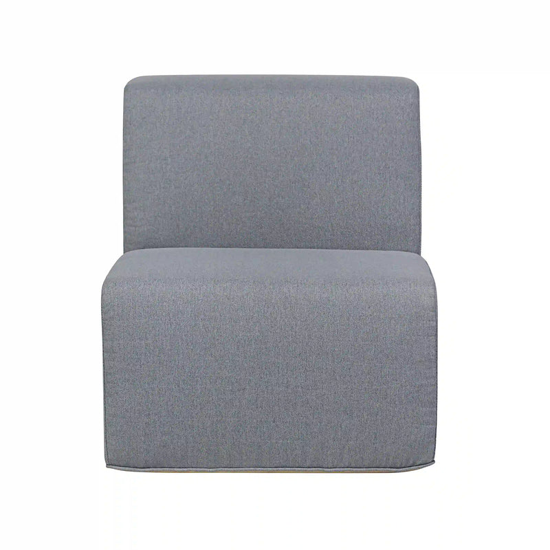 Deko Living 4 Piece Seating  Gray Outdoor Compression Foam Sofa and Table Set (COP30017)