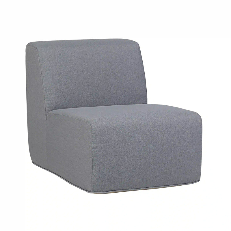 Deko Living 4 Piece Seating  Gray Outdoor Compression Foam Sofa and Table Set (COP30017)