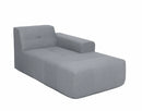 Deko Living 3 Piece Gray Outdoor Compression Foam Sofa and Table Set (COP30018)