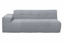 Deko Living 3 Piece Gray Outdoor Compression Foam Sofa and Table Set (COP30018)