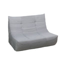 Deko Living 5 Piece Gray Outdoor Compression Foam Loveseat Sofa Chairs and Table Set (COP30019)