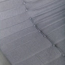 Deko Living 5 Piece Gray Outdoor Compression Foam Loveseat Sofa Chairs and Table Set (COP30019)