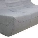 Deko Living 5 Piece Gray Outdoor Compression Foam Loveseat Sofa Chairs and Table Set (COP30019)
