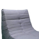 Deko Living 5 Piece Gray Outdoor Compression Foam Loveseat Sofa Chairs and Table Set (COP30019)