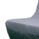Deko Living 5 Piece Gray Outdoor Compression Foam Loveseat Sofa Chairs and Table Set (COP30019)