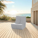 Deko Living 5 Piece Gray Outdoor Compression Foam Loveseat Sofa Chairs and Table Set (COP30019)