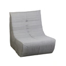 Deko Living 5 Piece Gray Outdoor Compression Foam Loveseat Sofa Chairs and Table Set (COP30019)