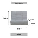 Deko Living Gray Outdoor Compression Foam Sofa Chairs (COP30019SOF)