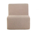 Deko Living 4 Piece Seating  Brown Outdoor Compression Foam Sofa and Table Set (COP30117)