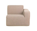 Deko Living 4 Piece Seating  Brown Outdoor Compression Foam Sofa and Table Set (COP30117)