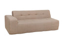 Deko Living 3 Piece Brown Outdoor Compression Foam Sofa and Table Set (COP30118)