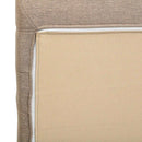 Deko Living 3 Piece Brown Outdoor Compression Foam Sofa and Table Set (COP30118)