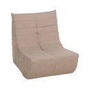 Deko Living 5 Piece Brown Outdoor Compression Foam Loveseat Sofa Chairs and Table Set (COP30119)