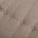 Deko Living 5 Piece Brown Outdoor Compression Foam Loveseat Sofa Chairs and Table Set (COP30119)