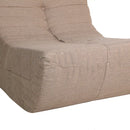 Deko Living 5 Piece Brown Outdoor Compression Foam Loveseat Sofa Chairs and Table Set (COP30119)
