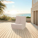 Deko Living Brown Outdoor Compression Foam Loveseat Sofa (COP30119LST)