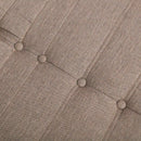 Deko Living Brown Outdoor Compression Foam Loveseat Sofa (COP30119LST)
