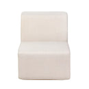 Deko Living Beige Outdoor Compression Foam Armless Sofa Chair (COP30217ACH)