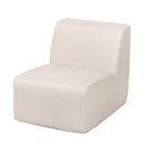 Deko Living Beige Outdoor Compression Foam Armless Sofa Chair (COP30217ACH)