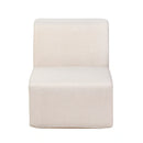 Deko Living 4 Piece Seating  Beige Outdoor Compression Foam Sofa and Table Set (COP30217)