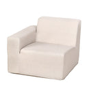Deko Living 4 Piece Seating  Beige Outdoor Compression Foam Sofa and Table Set (COP30217)