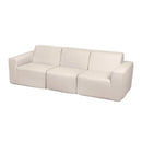 Deko Living 4 Piece Seating  Beige Outdoor Compression Foam Sofa and Table Set (COP30217)