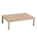Deko Living 4 Piece Seating  Beige Outdoor Compression Foam Sofa and Table Set (COP30217)