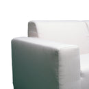 Deko Living 3 Piece Beige Outdoor Compression Foam Sofa and Table Set (COP30218)