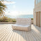 Deko Living Beige Outdoor Compression Foam Sofa Chairs (COP30219SOF)