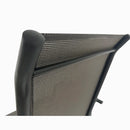 Deko Living 4 Piece Seating Grey Outdoor Aluminum Round Patio Dining Table and Stackable Chairs Set (COP30704)