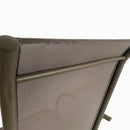 Deko Living 4 Piece Seating Champagne Outdoor Aluminum Round Patio Dining Table and Stackable Chairs Set (COP30804)