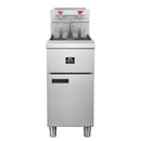 Forno Commerciale Natural Gas Deep Fryer with 4 Burners 120,000 BTU, 50 Lbs Oil Capacity (FCMGF0023)