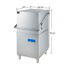 Forno Commerciale Hood Dishwasher in Stainless Steel, 26L Tank Capacity (FCMDW0031)