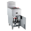 Forno Commerciale Propane Gas Deep Fryer with 4 Burners 120,000 BTU, 50 Lbs Oil Capacity, Millivolt Control (FCMGF0030)