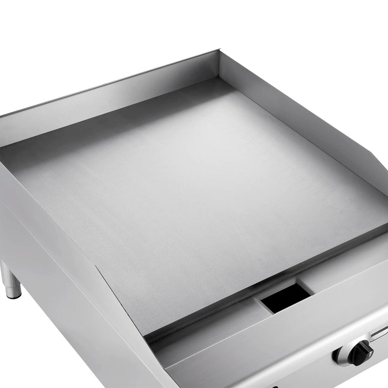 Forno Commerciale 24-Inch Gas Griddle in Stainless Steel (FCMGG0055-24)