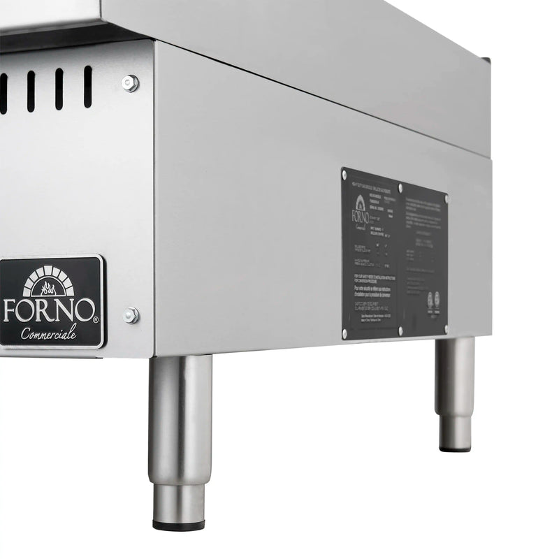 Forno Commerciale 24-Inch Gas Griddle in Stainless Steel (FCMGG0055-24)