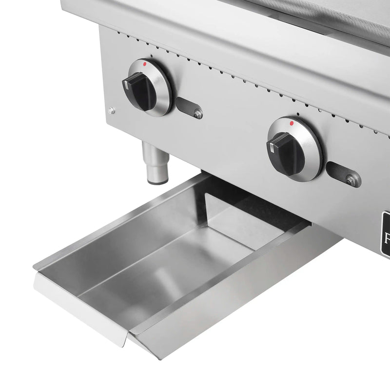 Forno Commerciale 24-Inch Gas Griddle in Stainless Steel (FCMGG0055-24)