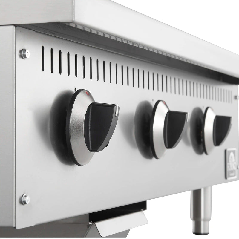 Forno Commerciale 36-Inch Gas Griddle in Stainless Steel (FCMGG0055-36)