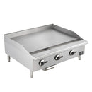 Forno Commerciale 36-Inch Gas Griddle in Stainless Steel (FCMGG0055-36)