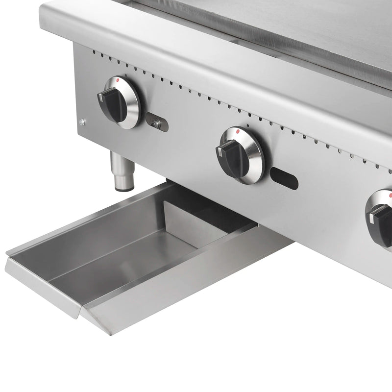 Forno Commerciale 36-Inch Gas Griddle in Stainless Steel (FCMGG0055-36)