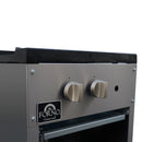 Forno Commerciale 18-Inch Gas Stock Pot Range with 1 Powerful 3-Ring Burner, 80,000 BTU in Durable Stainless Steel and Heavy-Duty Cast Iron Grate (FCMSP0089-18)